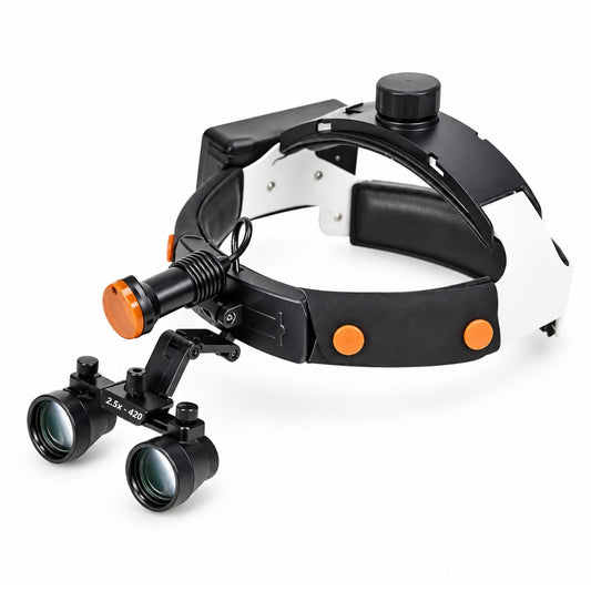 P1 binocular head loupe with 5 W LED lamp